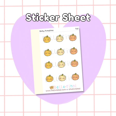 Baby Pumpkins (Mini Stickers) - T51