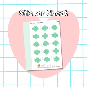 Girl Scout Symbol (Mini Stickers) - T58