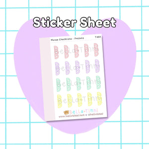 Mouse Checklists (Mini Stickers) - T49A