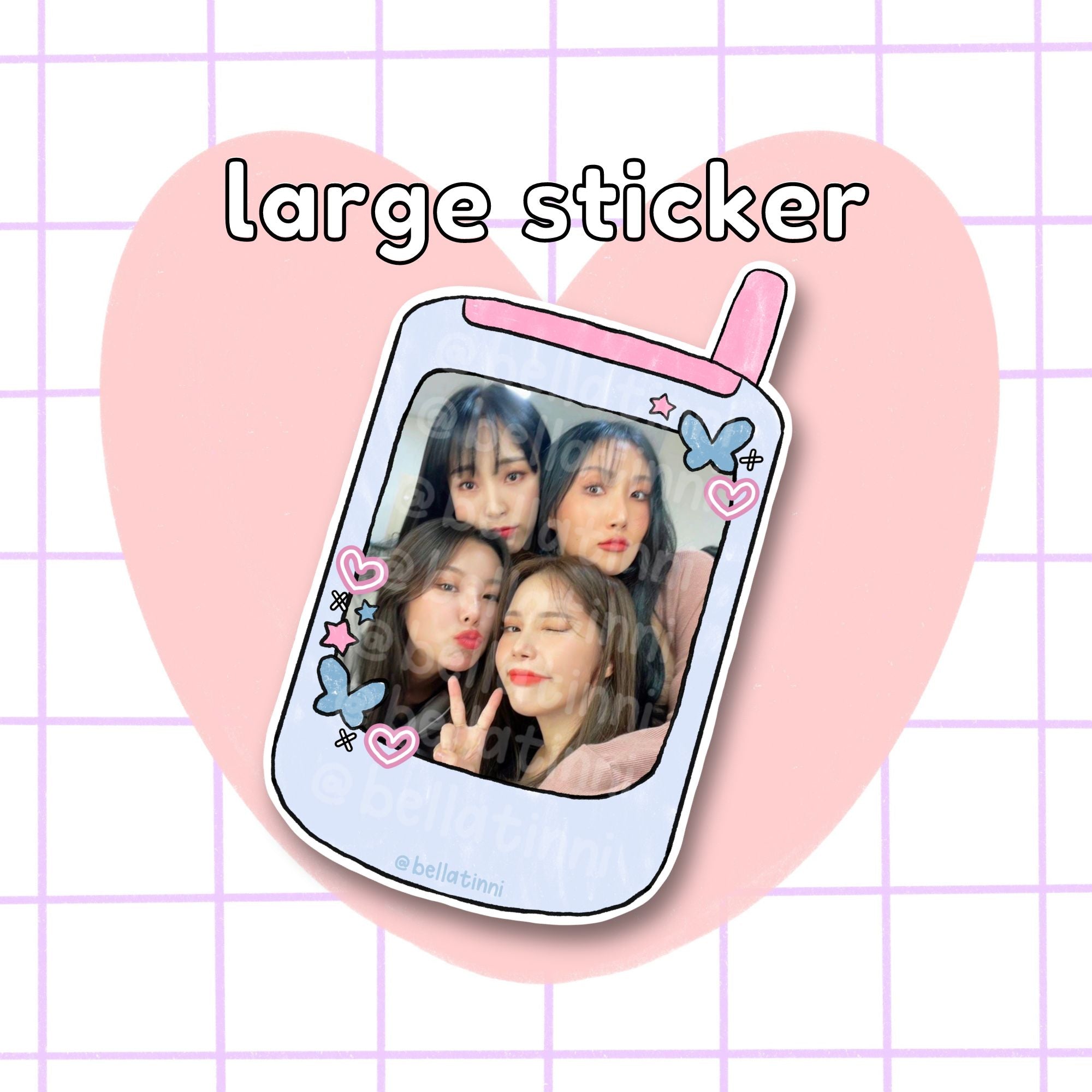 Mamamoo Phone Large Sticker - D98