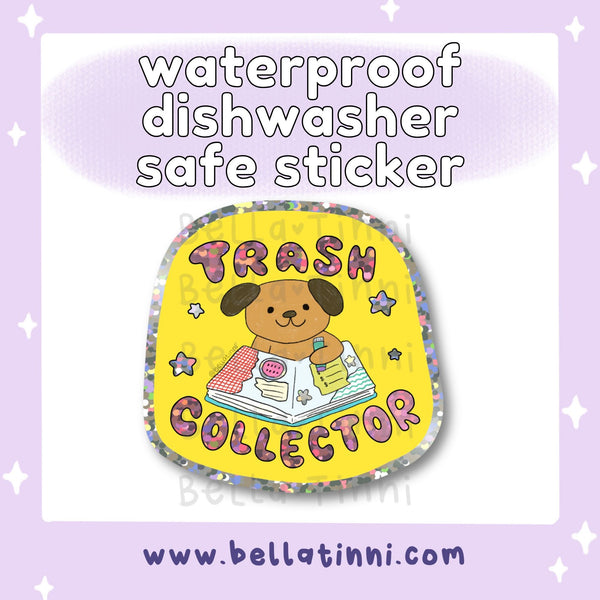 Trash Collector - Waterproof Vinyl Sticker - D140