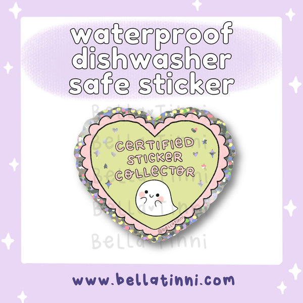 Certified Sticker Collector - Waterproof Vinyl Sticker - D139