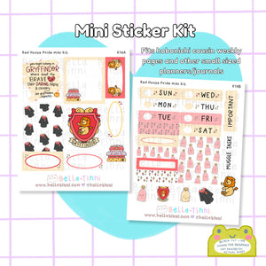 Red House Pride Mini Sticker Kit - K14