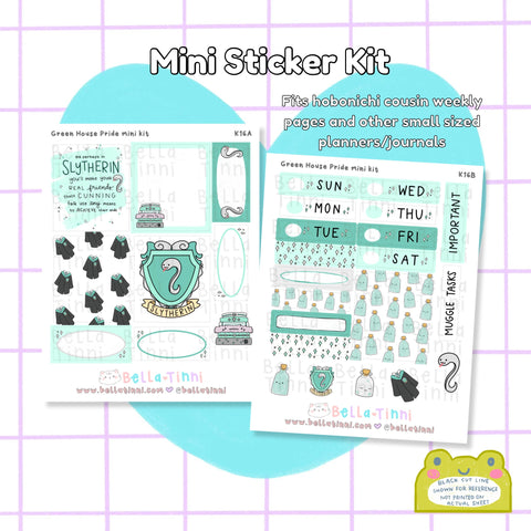 Green House Pride Mini Sticker Kit - K16