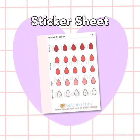 Period Tracker (Mini Stickers) - T47