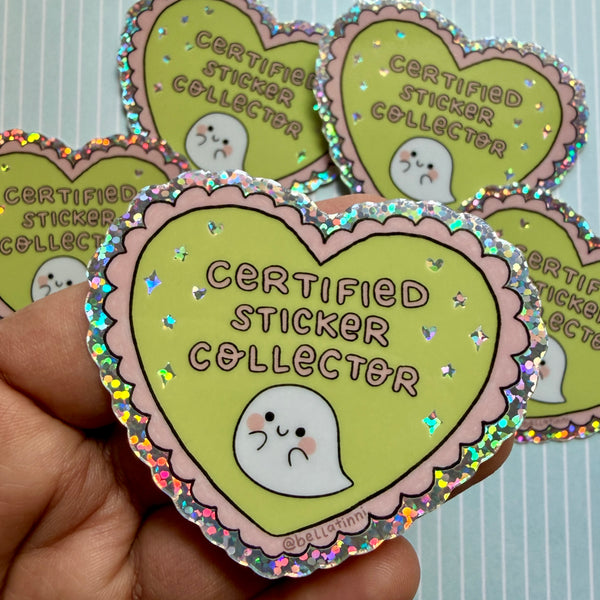 Certified Sticker Collector - Waterproof Vinyl Sticker - D139