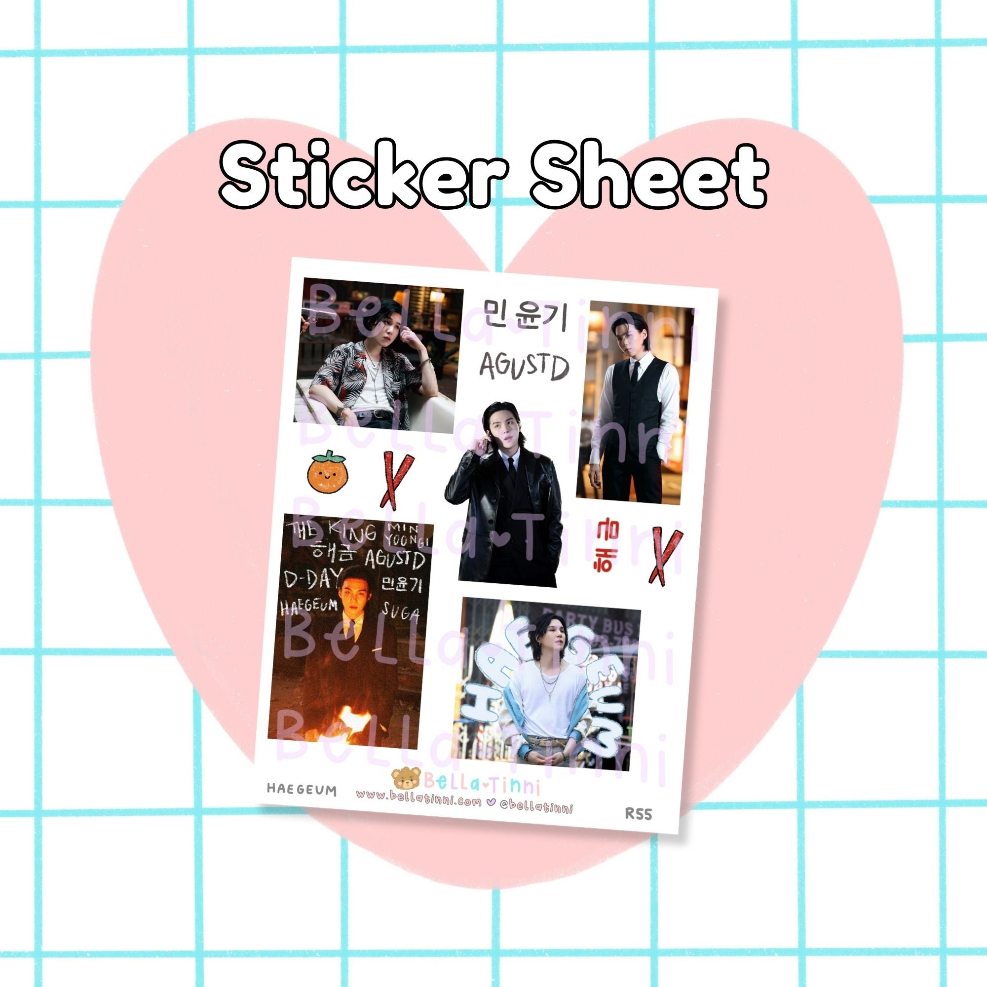 Haegeum Sticker Sheet - R55