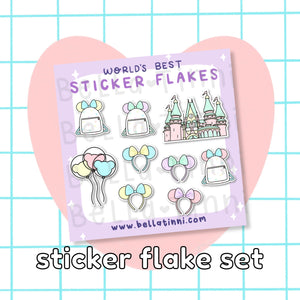 Pastel Magic Sticker Flake Set - SF3