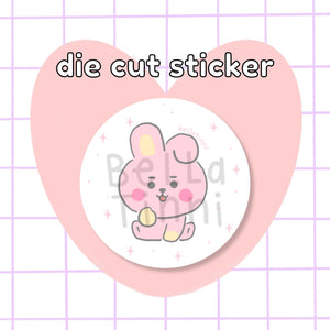 Cooky Circle Large Sticker - D14