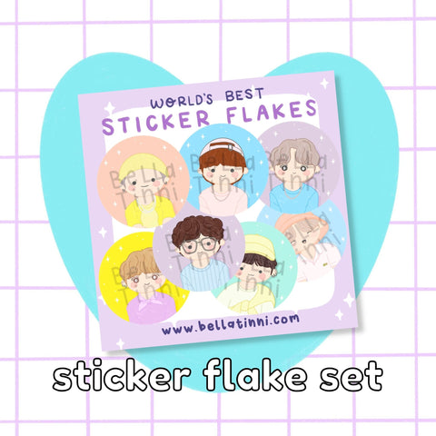 BTS Festa Portrait Sticker Flake Set - D18