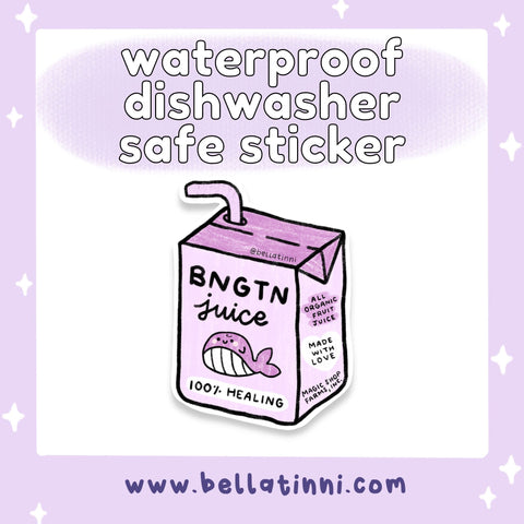 Bangtan Juice- Waterproof Vinyl Sticker - D82