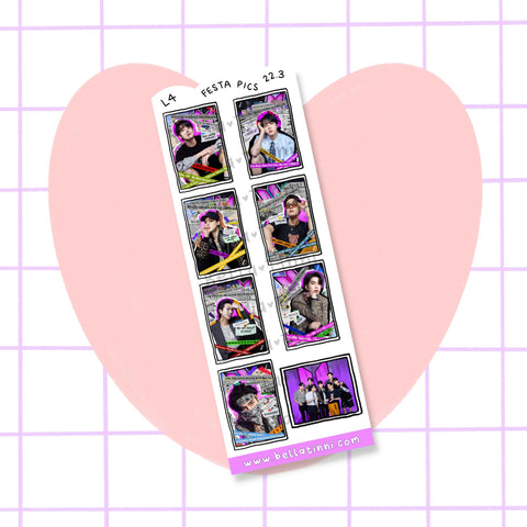 BTS Festa Pics 22.3 Sticker Sheet - L4