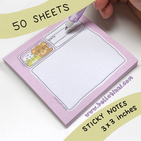 Sticky Notes - Mallow Fuzz Mochi dated note (M2)