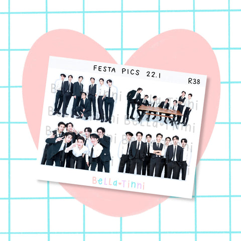 BTS Festa Pics 22.1 Sticker Sheet - R38