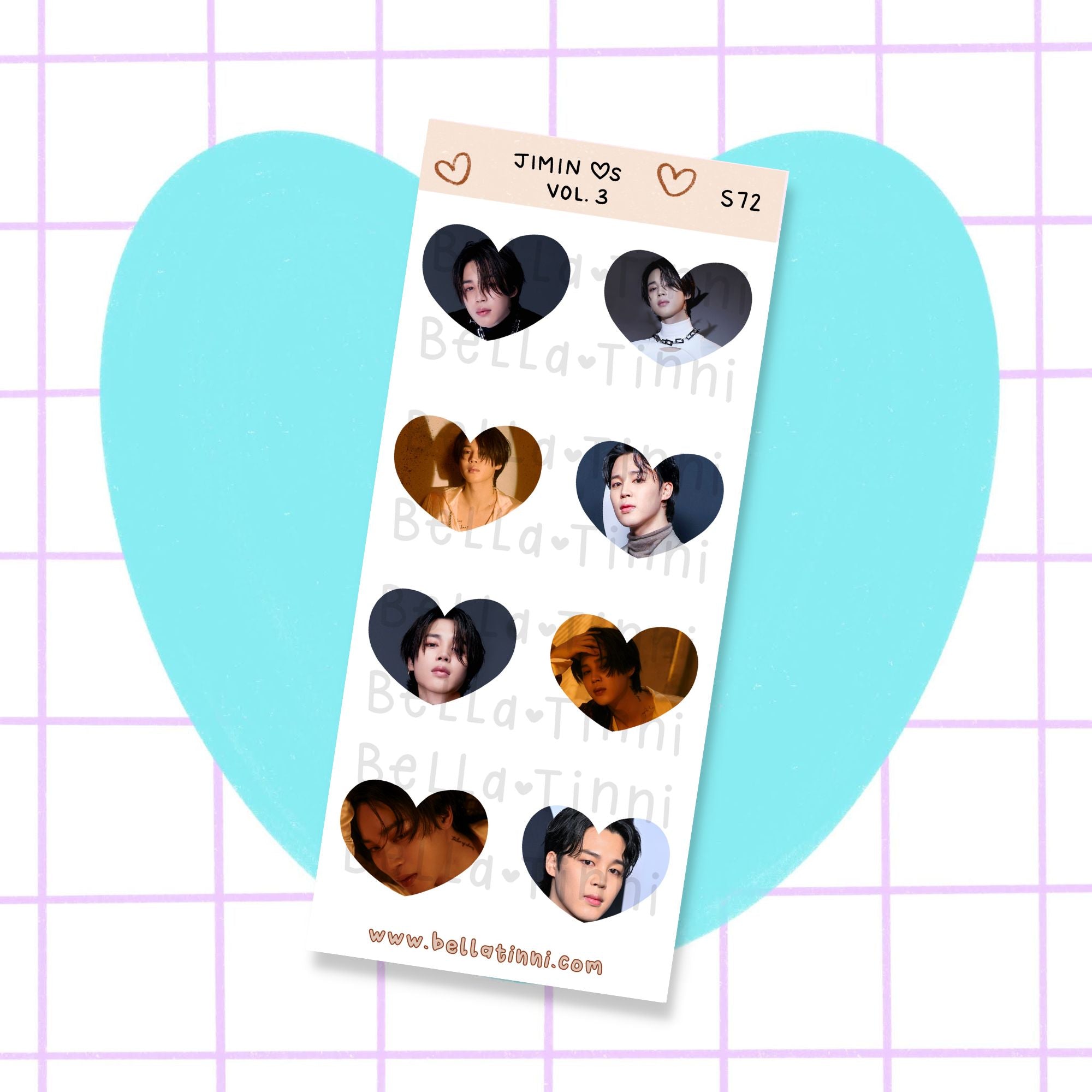 Jimin Hearts Vol. 3 Stickers - S72