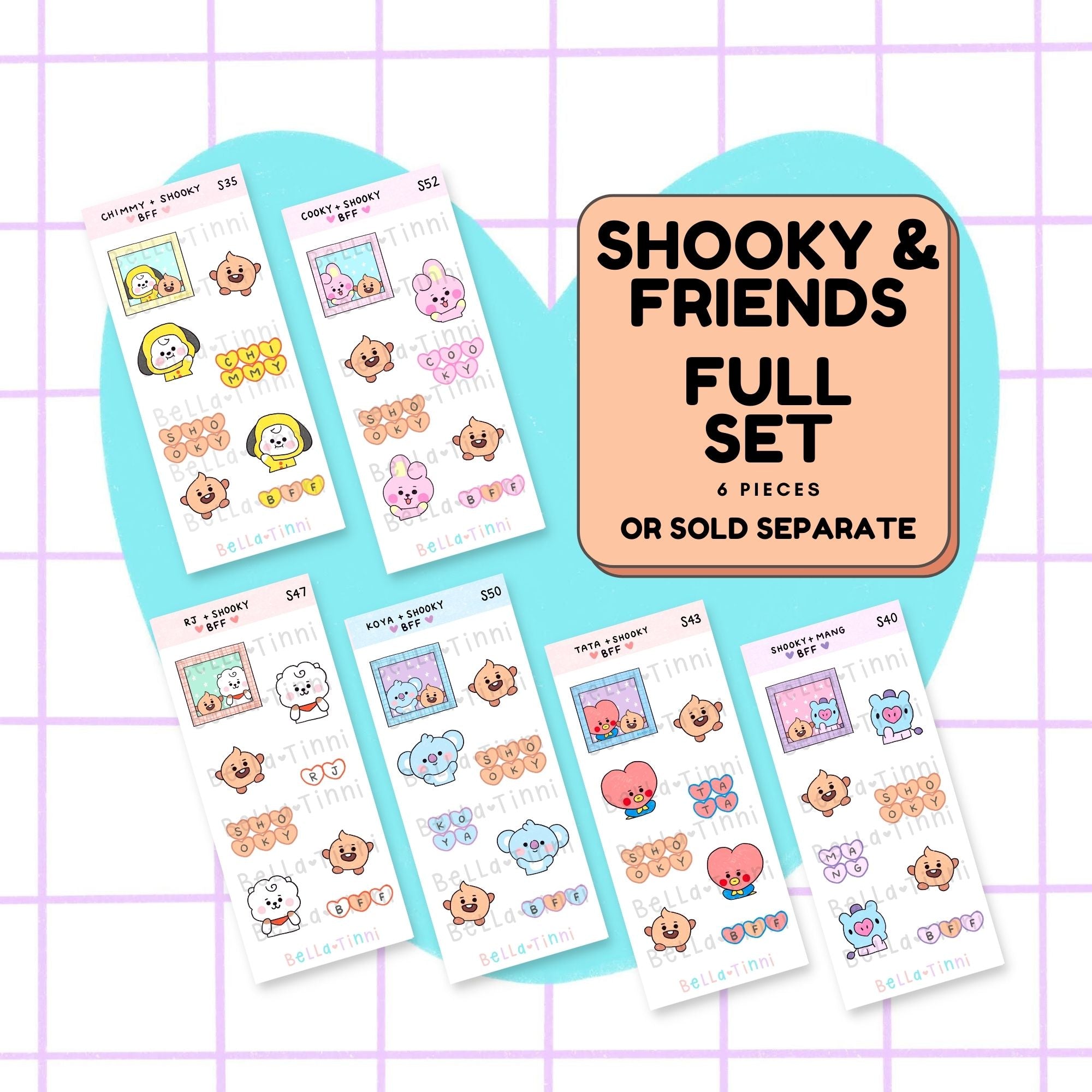 Shooky and Friends deco - S59