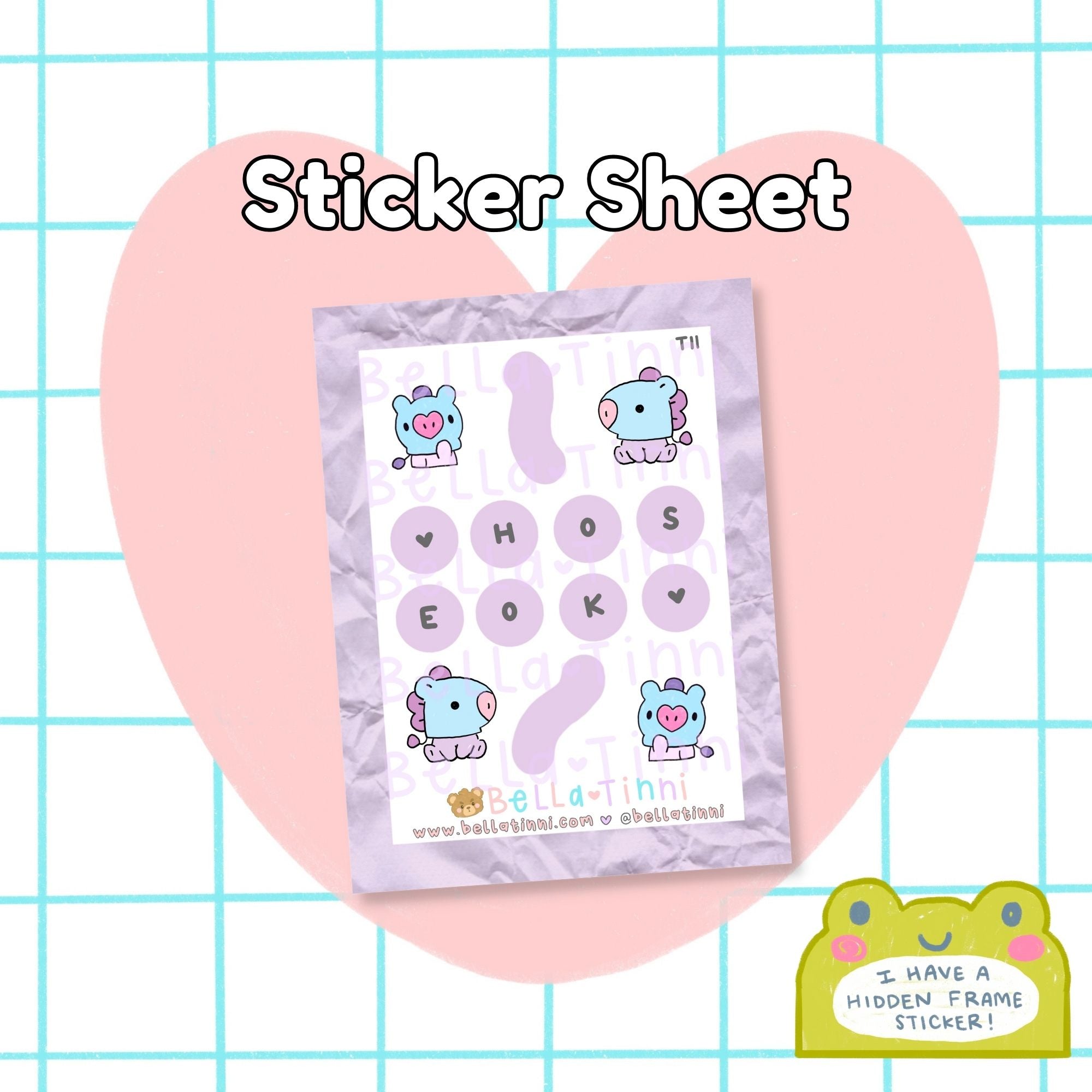 Masked Mang Frame and Deco Stickers - T11