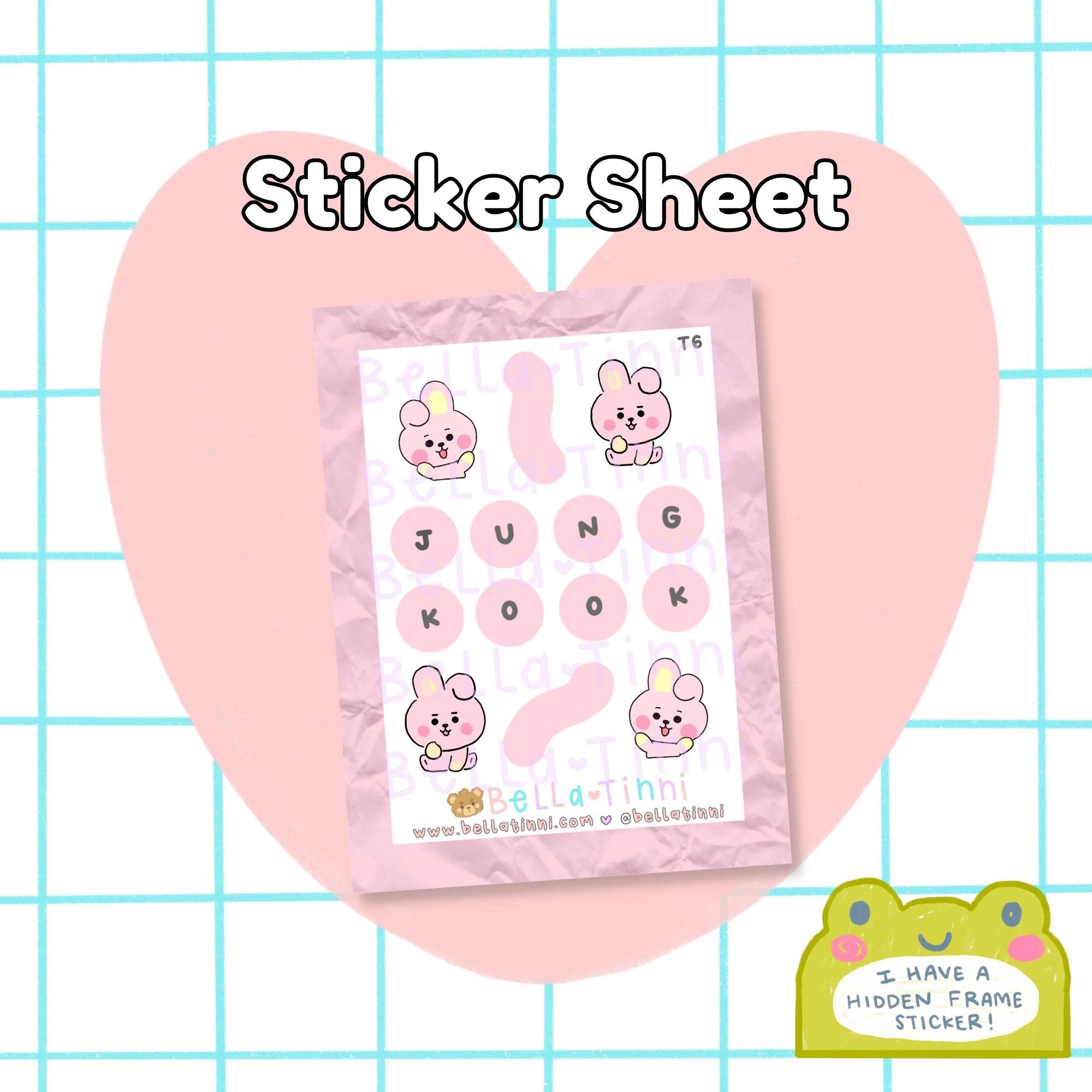 Cooky Frame and Deco Stickers - T6