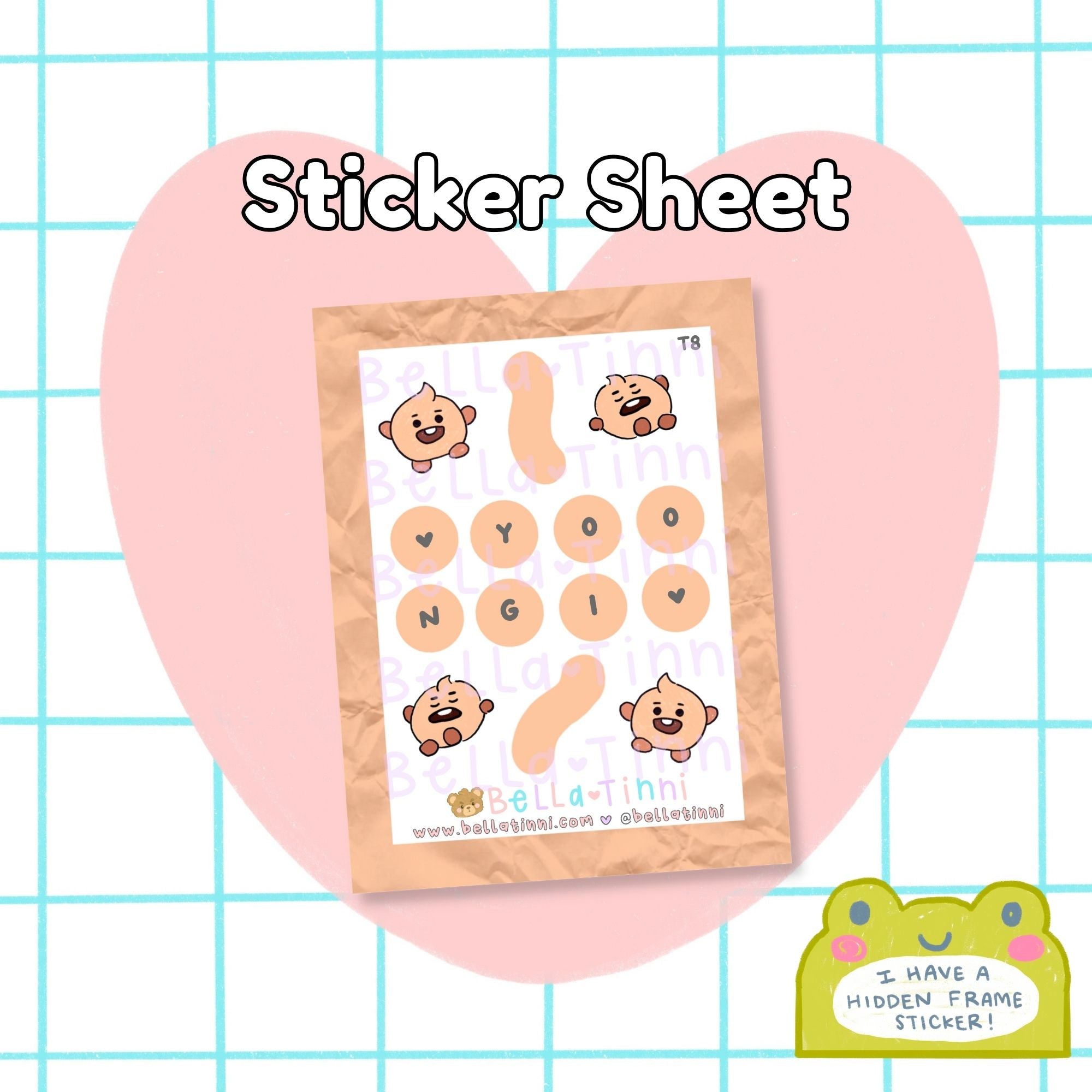 Shooky Frame and Deco Stickers - T8